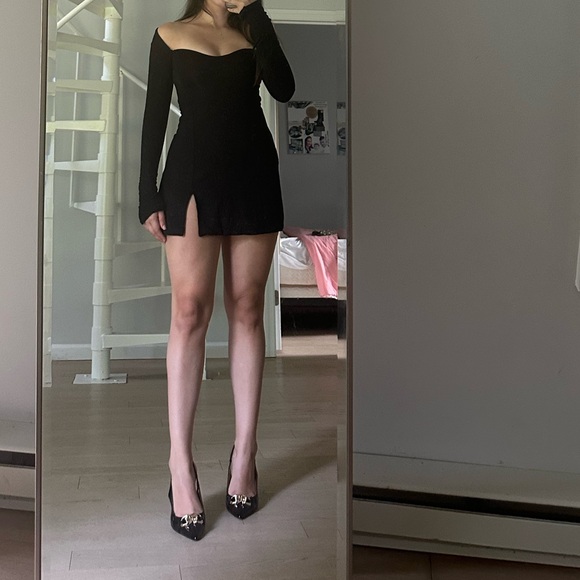 Oh polly black mini dress - Picture 2 of 3